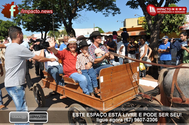 Cavalgada Ruralista na manhã de sábado (10)