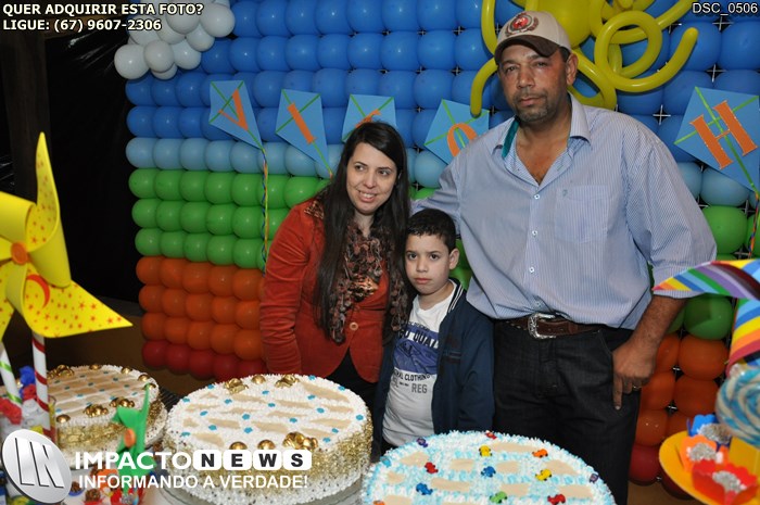 Aniversário de 8 anos do pequeno Vitor Hugo
