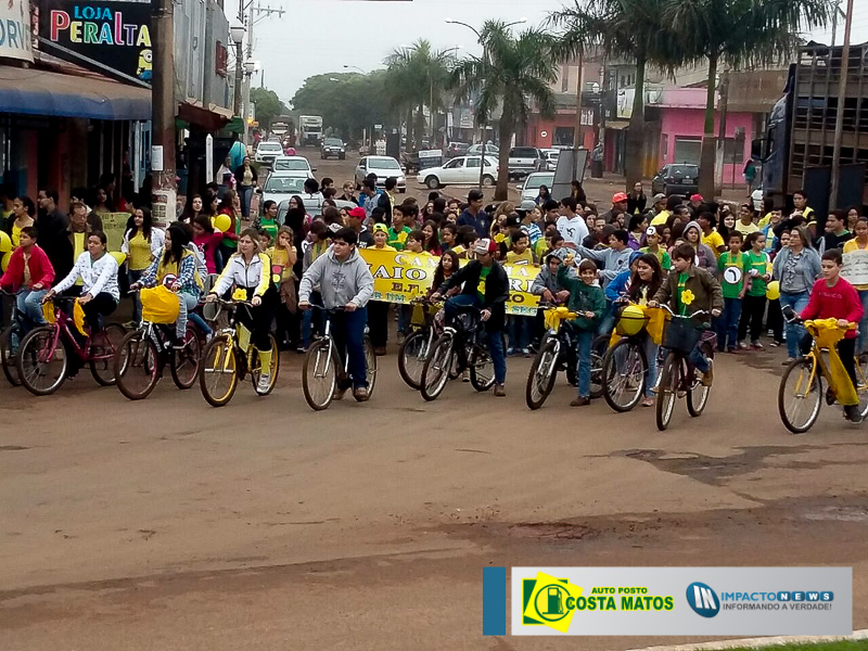 Maio Amarelo na Escola Estadual 13 de Maio, veja as fotos