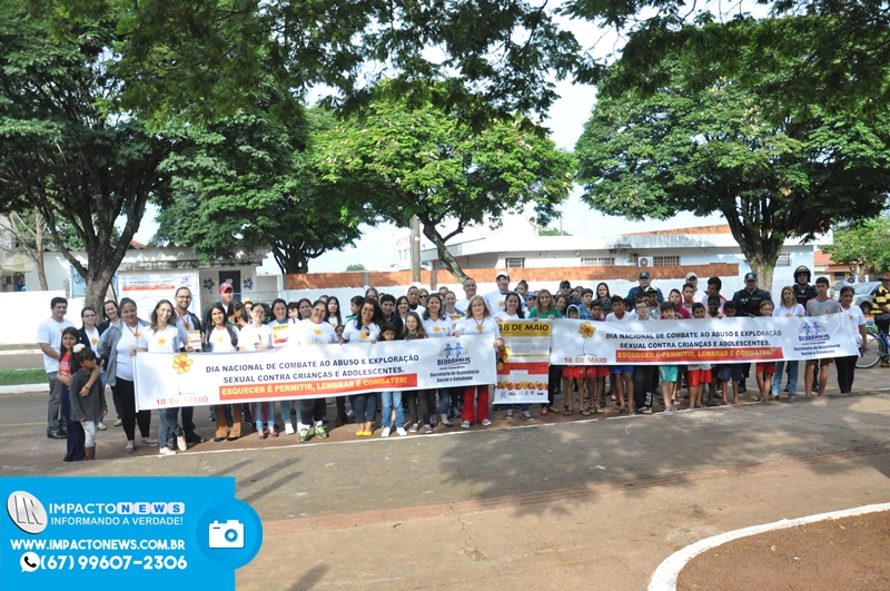 Dia Nacional de Combate a Exploração Sexual Infantil - Ação em Deodápolis