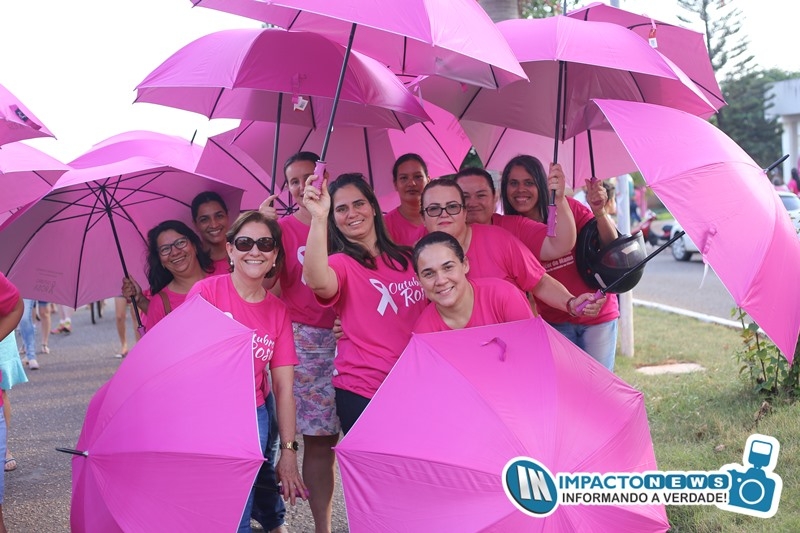 Veja as fotos da Caminhada do 'Outubro Rosa', uma cor de esperança que percorreu as ruas de Deodápolis
