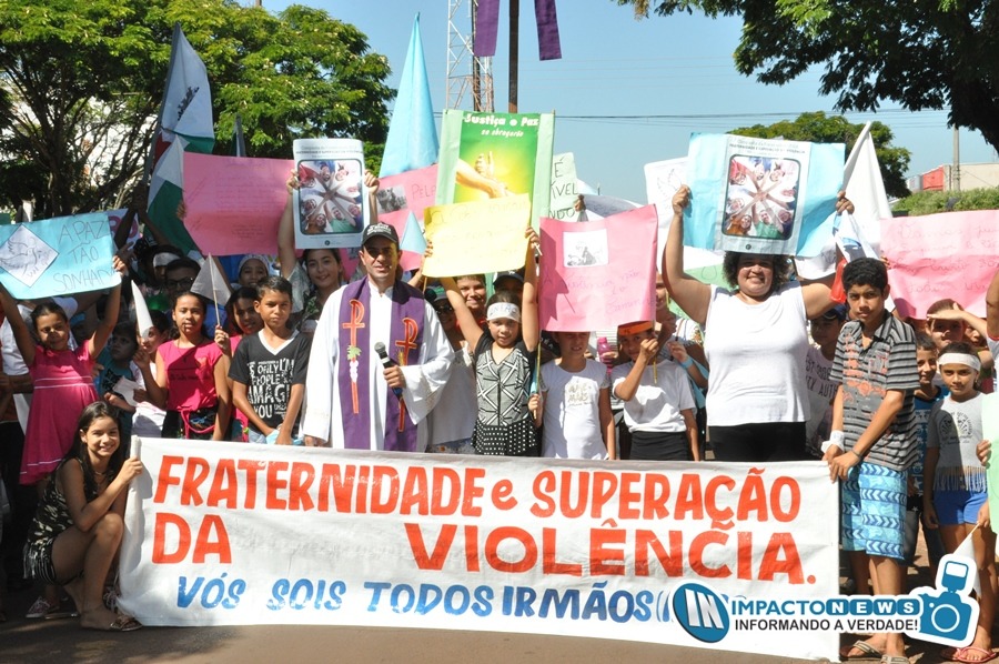1ª Caminhada pela Paz em Deodápolis - Campanha da Fraternidade 2018 