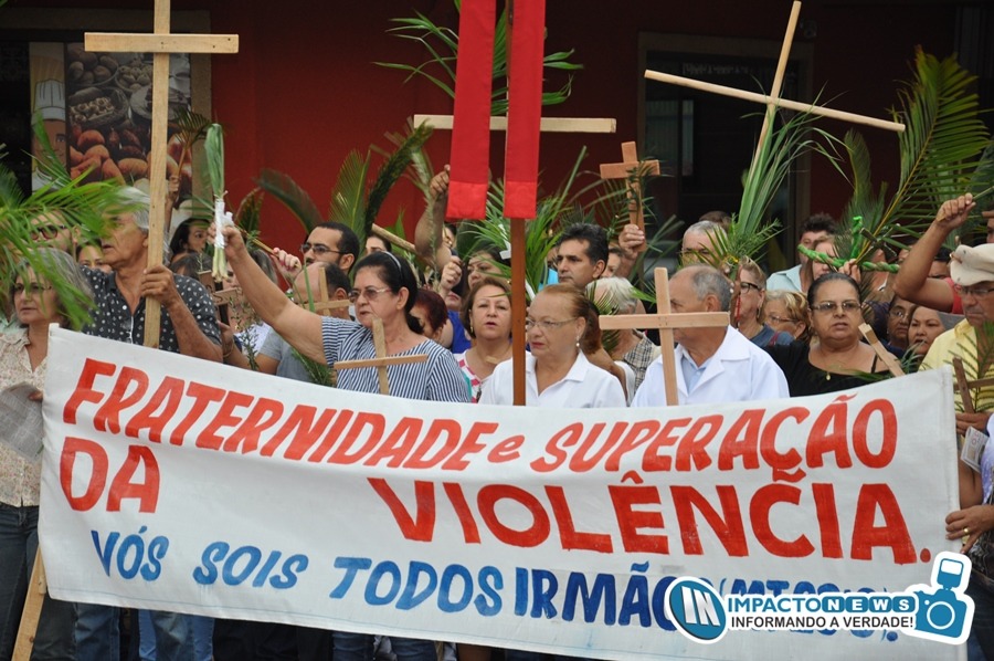 Procissão e Celebração da Santa Missa do Domingo de Ramos em Deodápolis