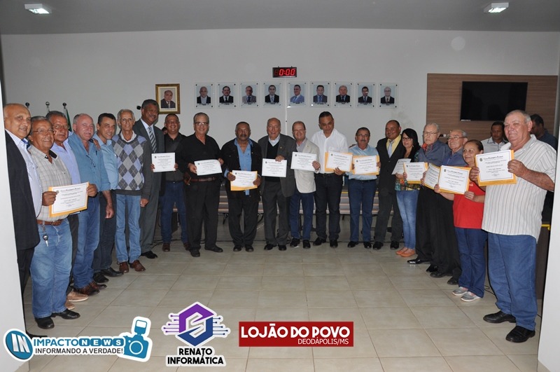 23ª Expoad - Festa do Peão: Entrega de títulos 'Cidadão Deodapolensse' na Câmara Municipal