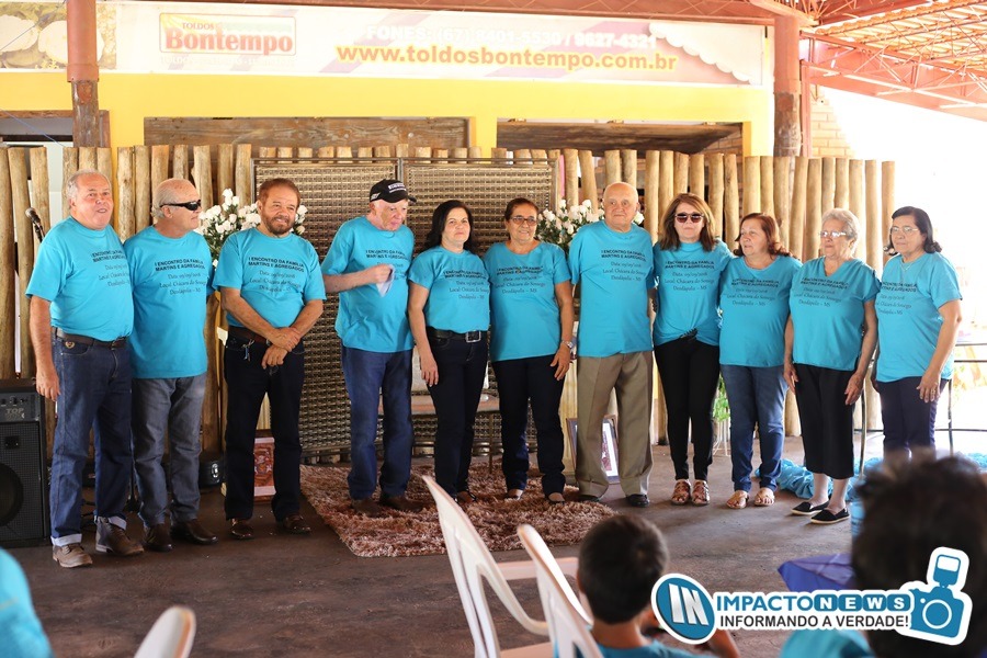 Evento realizado no Recanto do Sossego neste domingo marcou o 1º Encontro da Família Martins e agregados em Deodápolis 