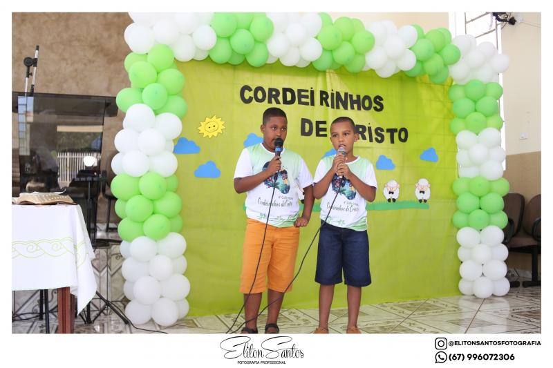 4º culto infantil do conjunto Cordeirinhos de Cristo da Igreja Evangélica Assembleia de Deus (Ministério do Belém) 