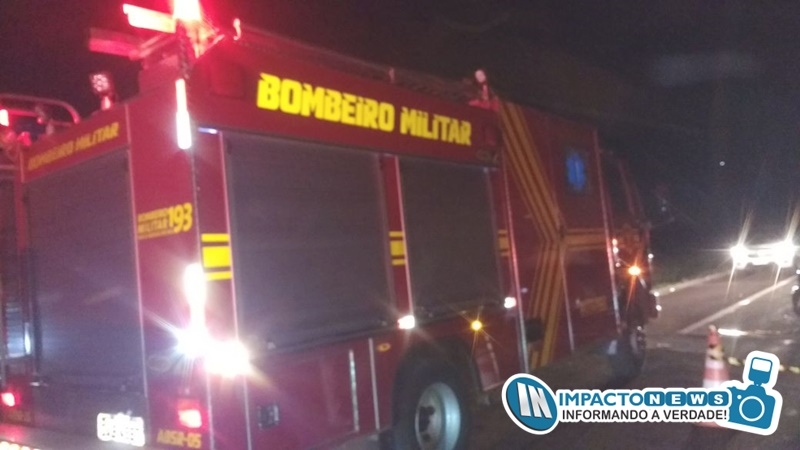 Mulher perdeu a vida em grave acidente na BR 376, entre Deodápolis e Glória na noite deste sábado
