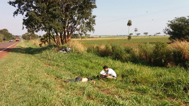 Jovem de 27 anos morreu após bater violentamente contra placa no KM 90, entre Deodápolis e Ivinhema 