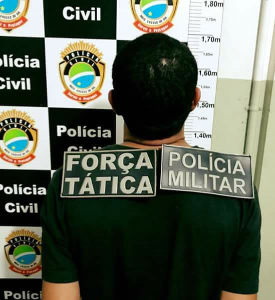 Foragido da justiça foi recapturado pela Força Tática e pela PM em Deodápolis