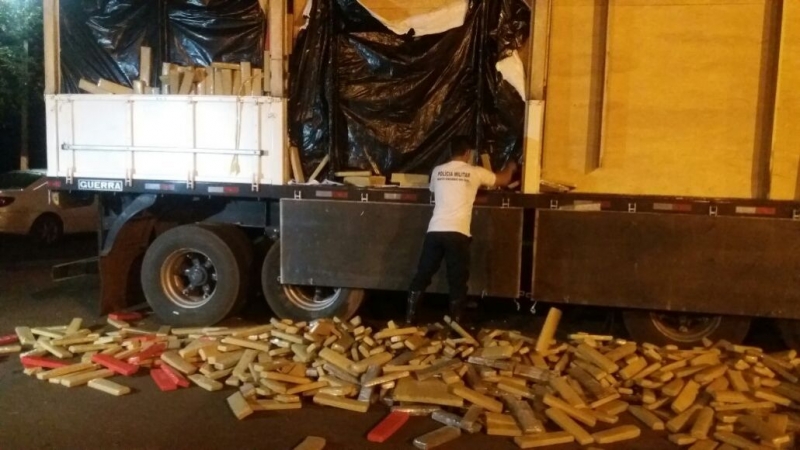 Homem é preso com carga de maconha que seria entregue em Dourados