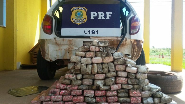 Carga de maconha é apreendida na BR-163