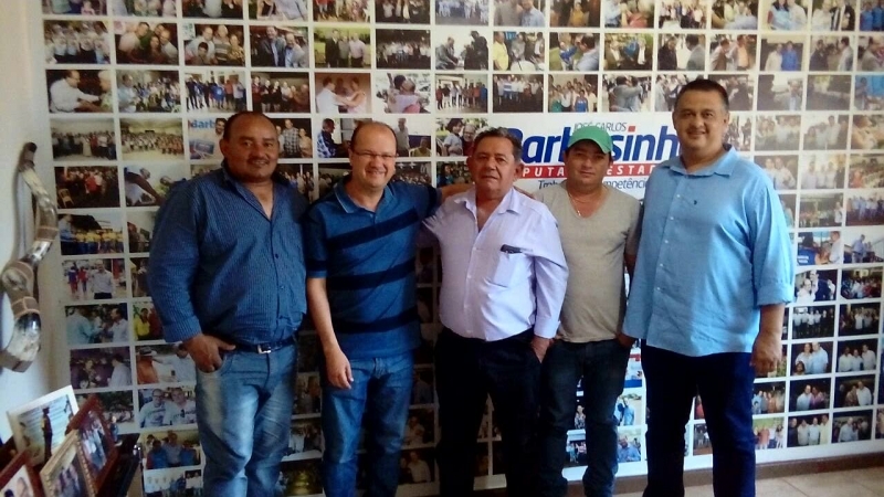 Vereadores de Deodápolis se reuniram com o Secretário de Justiça, José Carlos Barbosa