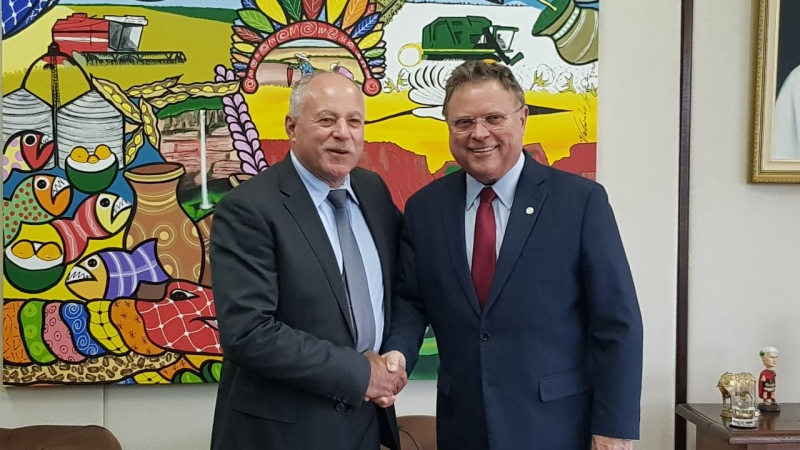 Valdir Sartor está em Brasília onde participa de reuniões visando a garantia de recursos federais para Deodápolis