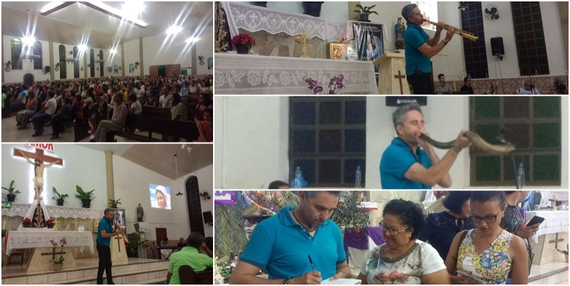 Uma noite de ‘louvor e adoração’ na Comunidade Católica de Deodápolis com a presença de Brais Oss da Canção Nova