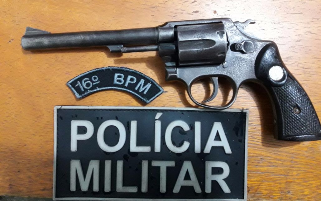 PM prendeu homem por porte ilegal de revolver calibre 38 na 15ª linha em Deodápolis
