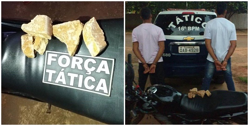 Homens foram presos com quase meio quilo de crack na cidade de Deodápolis