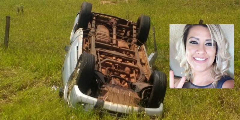 Mulher de 32 anos perdeu a vida em grave acidente na MS 145, próximo a Deodápolis