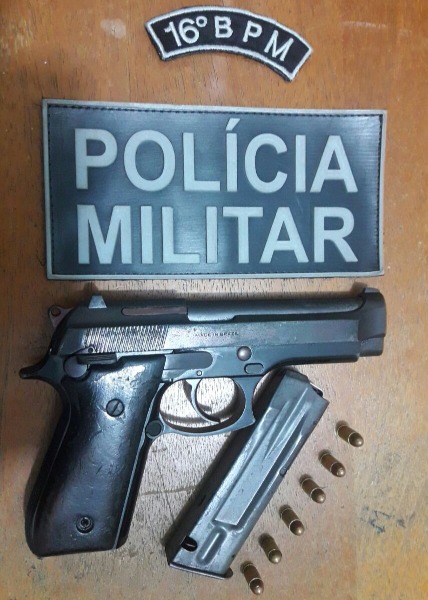 Durante ocorrência por ameaça, homem foi preso e arma apreendida em Deodápolis 