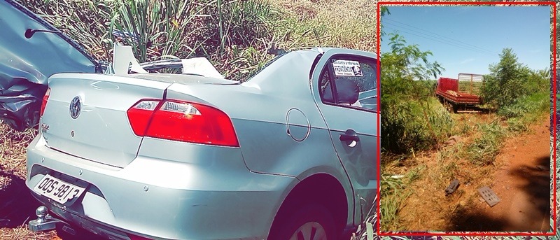 Grave acidente entre Lagoa Bonita e Indápolis tirou a vida de uma pessoa na tarde desta quinta (22)