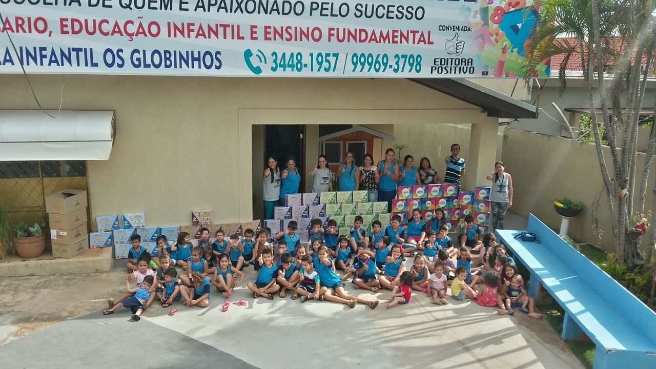 Professoras da Escola ‘os Globinhos’ participaram do evento ‘Mais cores’ da Editora Positivo em Campo Grande