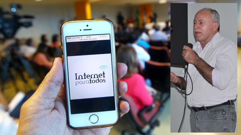 Prefeito Valdir Sartor assinou em Brasília contrato do programa ‘Internet para todos’