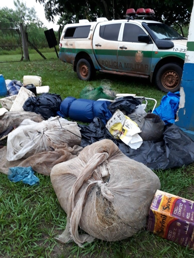 Paranaenses são presos pescando com redes no Parque do Ivinhema