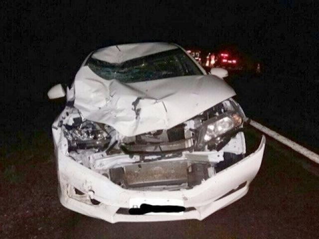 Motociclista fica em estado grave após ser atingido por veículo na BR-163