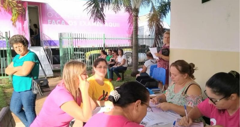 Pela 3ª vez em Deodápolis, Carreta do Hospital do Câncer realizou mais de 300 atendimentos entre preventivos e mamografias 