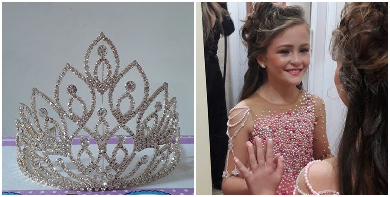 Miss Fashionista Juvenil MS 2017 doará coroa para ser leiloada em prol ao pequeno João Pedro de Deodápolis 