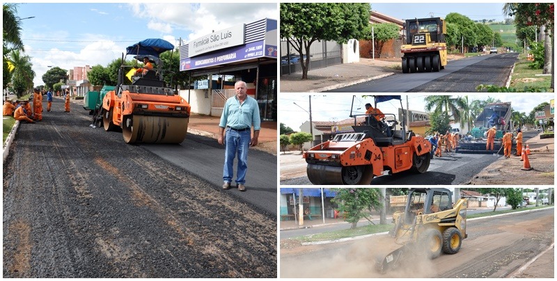 Prefeito Valdir Sartor acompanha obras de recapeamento da BR 376 em partes das avenidas Deodato Leonardo da Silva e Genário Costa Matos 
