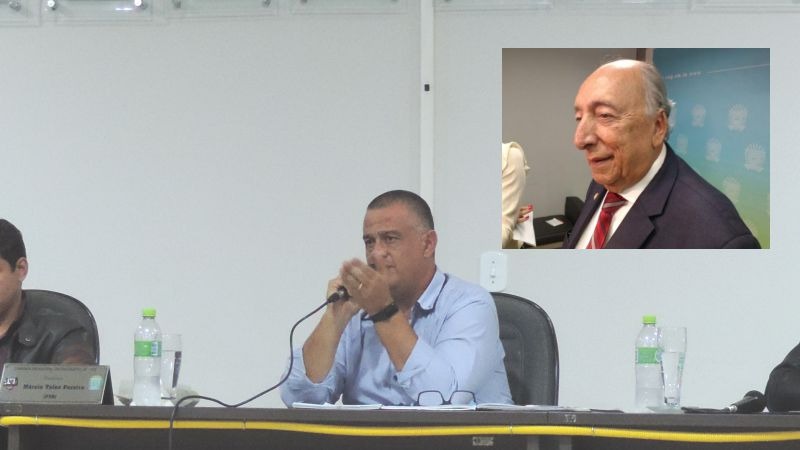Presidente da Câmara, Márcio Teles, pede emenda parlamentar ao Senador Pedro Chaves em beneficio da Escola Municipal Elizabete Lucena Campos