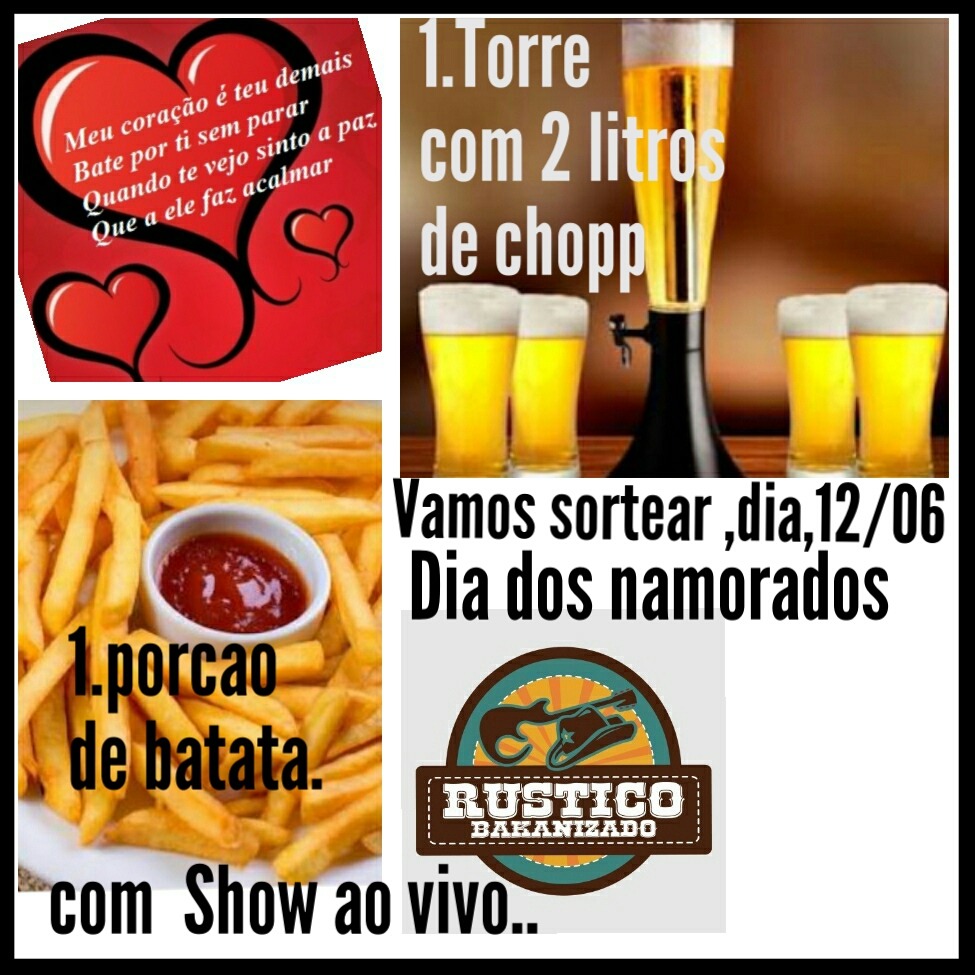 Dia dos namorados agarradinhos é na lanchonete Rustico Bakanizado em Deodápolis; Confira a promoção 