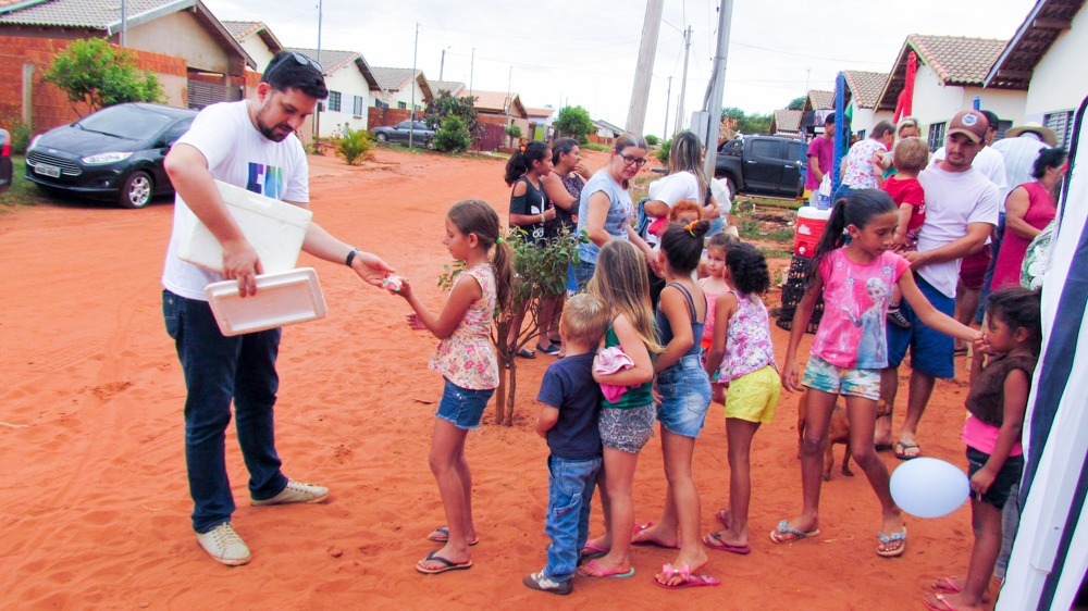 Igreja Batista Nacional realizou ação social no Conjunto Habitacional João Paulo II em Deodápolis