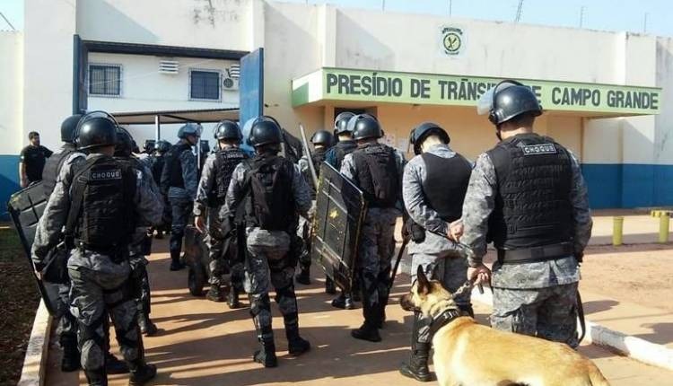 Choque faz ‘batida’ em presídio e apreende drogas, ‘Maria Louca’ e 21 celulares