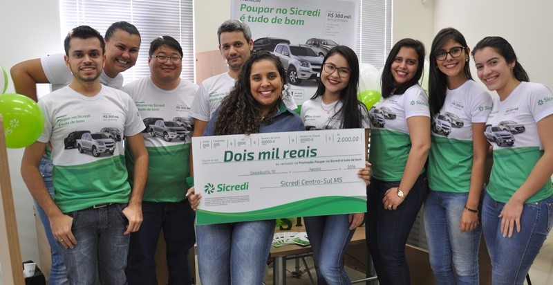 Promoção: Sicredi Centro-Sul MS sorteia prêmio em dinheiro para associado em Deodapolis 