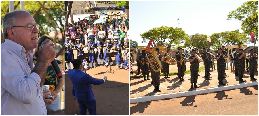 Quase 2 mil pessoas estiveram presentes no desfile da independência, realizado em Deodápolis na manhã deste domingo 