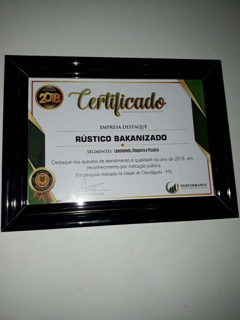 Performance Pesquisas de Opinião destaca Lanchonete Rustico Bakanizado em Deodápolis no atendimento e qualidade 