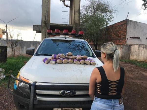 Mulher é presa na MS-164 com cinco quilos da super maconha