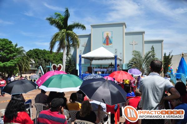 Multidão de fiéis participaram das celebrações dedicadas a Padroeira em Deodápolis