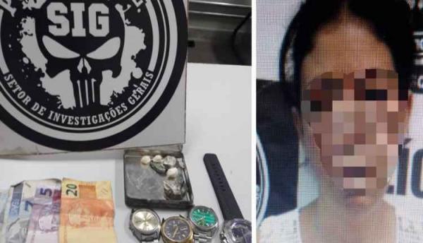Mãe é presa por colocar filho de 15 anos para vender ‘combo’ de cerveja e drogas