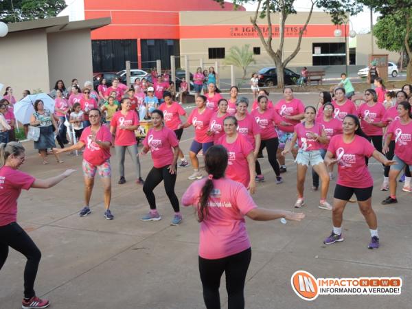 Com caminhada e show de prêmios, Deodápolis encerrou ‘Outubro Rosa’