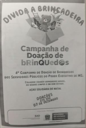 PM arrecadará brinquedos na campanha ‘Divida a brincadeira’ até o dia 07/12 