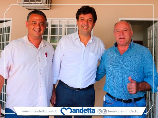 Em reunião com futuro Ministro da saúde, Prefeito e Presidente da Câmara apresentaram projetos para a saúde de Deodápolis 