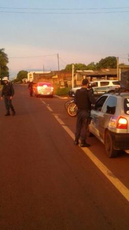 Durante Blitz, menor de idade foi apreendido conduzindo moto em Deodápolis 