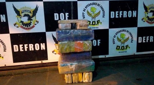 DOF prendeu em Deodápolis homem de 40 anos com 42kg de maconha 