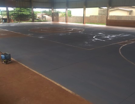 Prefeitura Municipal inicia reforma da Quadra Poliesportiva do Santa Terezinha 