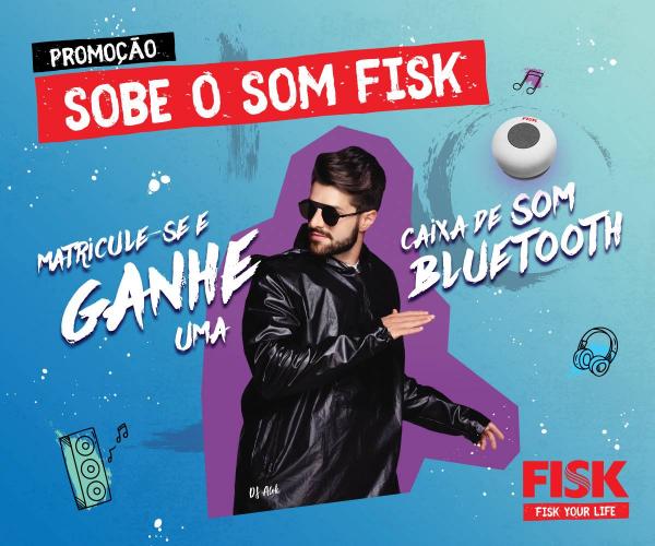Fisk Deodápolis lança promoção: ao se matricular você ganha uma linda caixa de som Bluetooth 