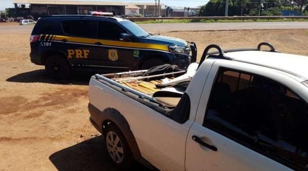 Traficante tenta fugir, mas acaba preso com mais de 600 kg de droga