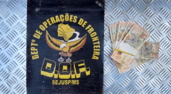 Homem é preso com mais de R$ 10 mil notas falsas