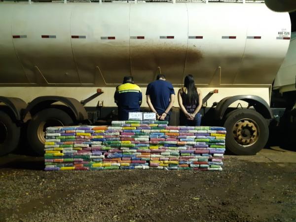 Casal de Deodápolis foram presos como ‘Batedores’ de traficante que transportava carga de cocaína milionária 